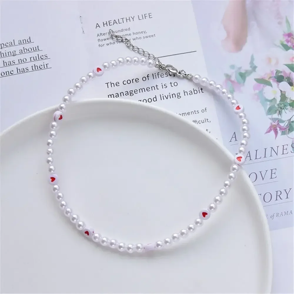 collier argent femme perle