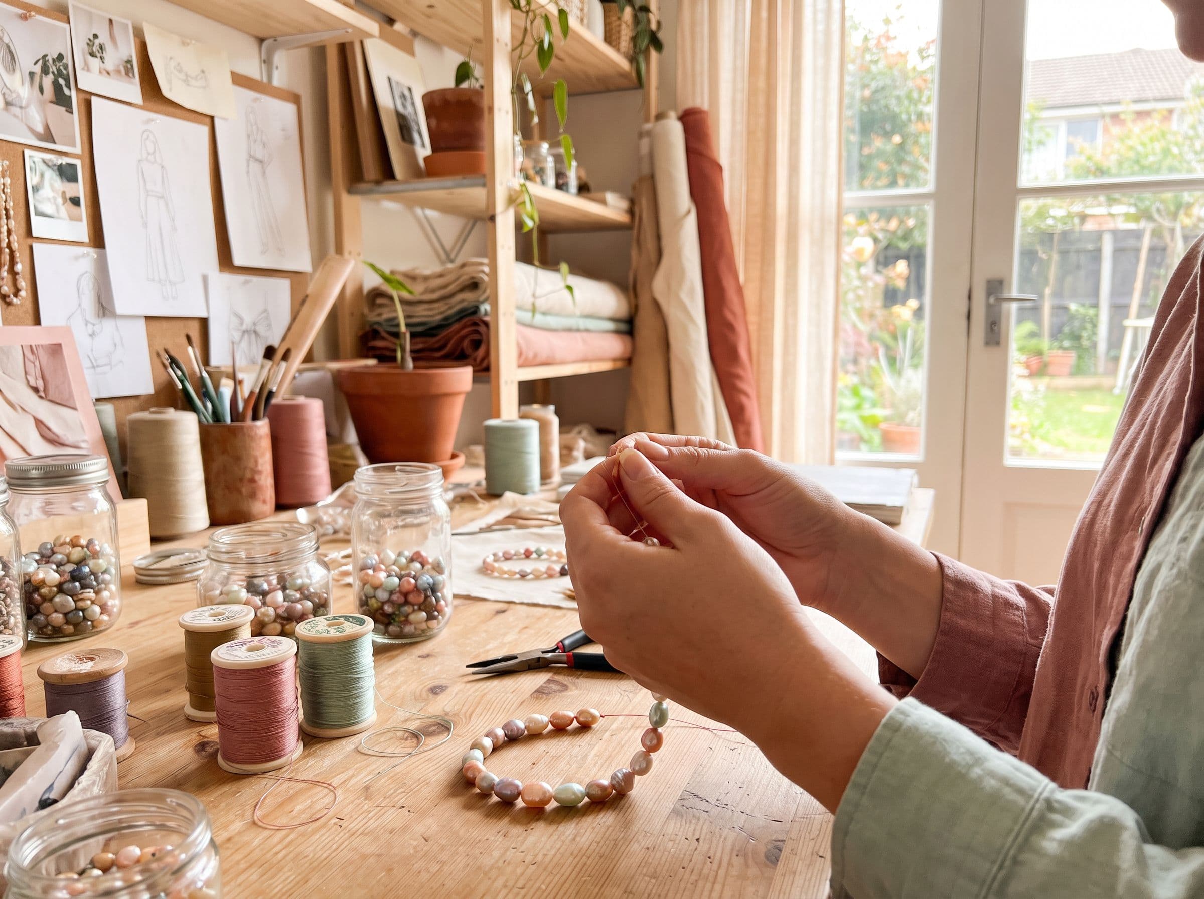 Superposer plusieurs colliers de perles