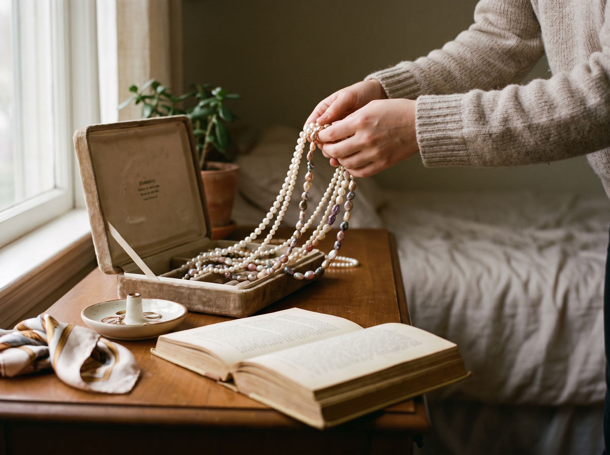 Quel prix pour un collier de perles vintage